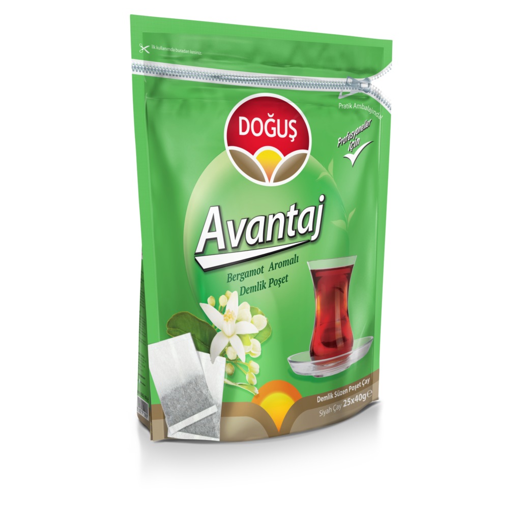 Doğuş Avantaj Bergamot Aroma Demlik Poşet Çay 40 gr 25 Adet