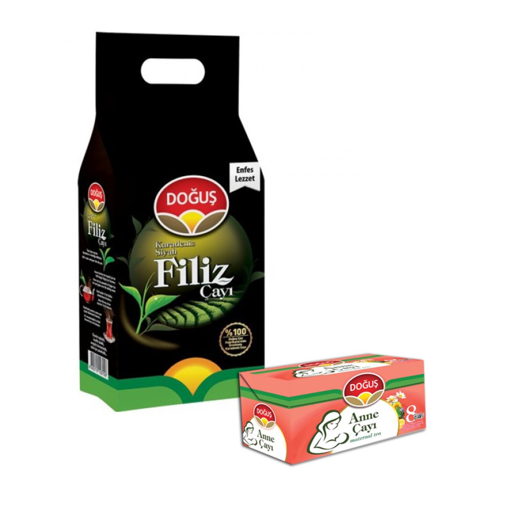 Doğuş Siyah Filiz Çay 3000 gr + Doğuş Anne Bitki Çayı HEDİYE!