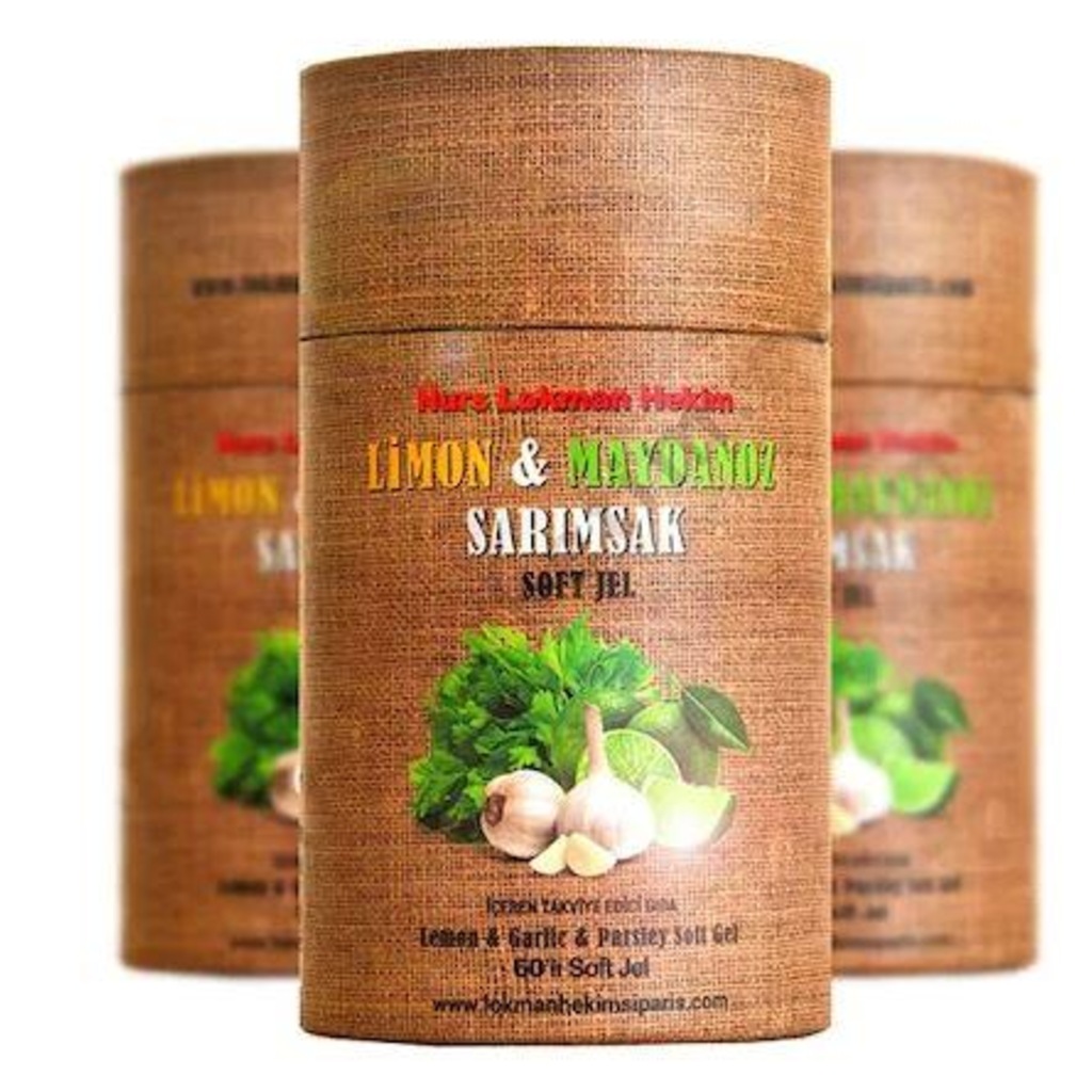 Limon &amp; Maydanoz &amp; Sarımsak Kürü 60 Soft Jel Nurs