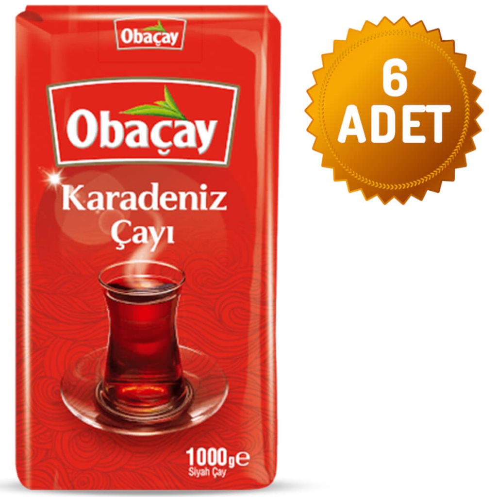 Obaçay Karadeniz Çayı 1 KG (6 Adet)