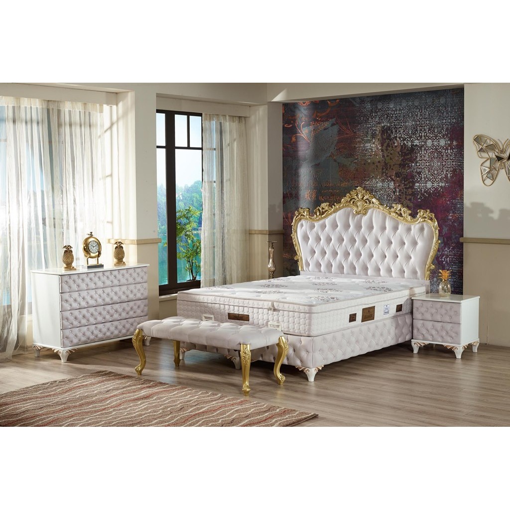 Adrian Çift Kişilik Baza+başlık 180x200 Adrian Çift Kişilik Baza+başlık 180x200