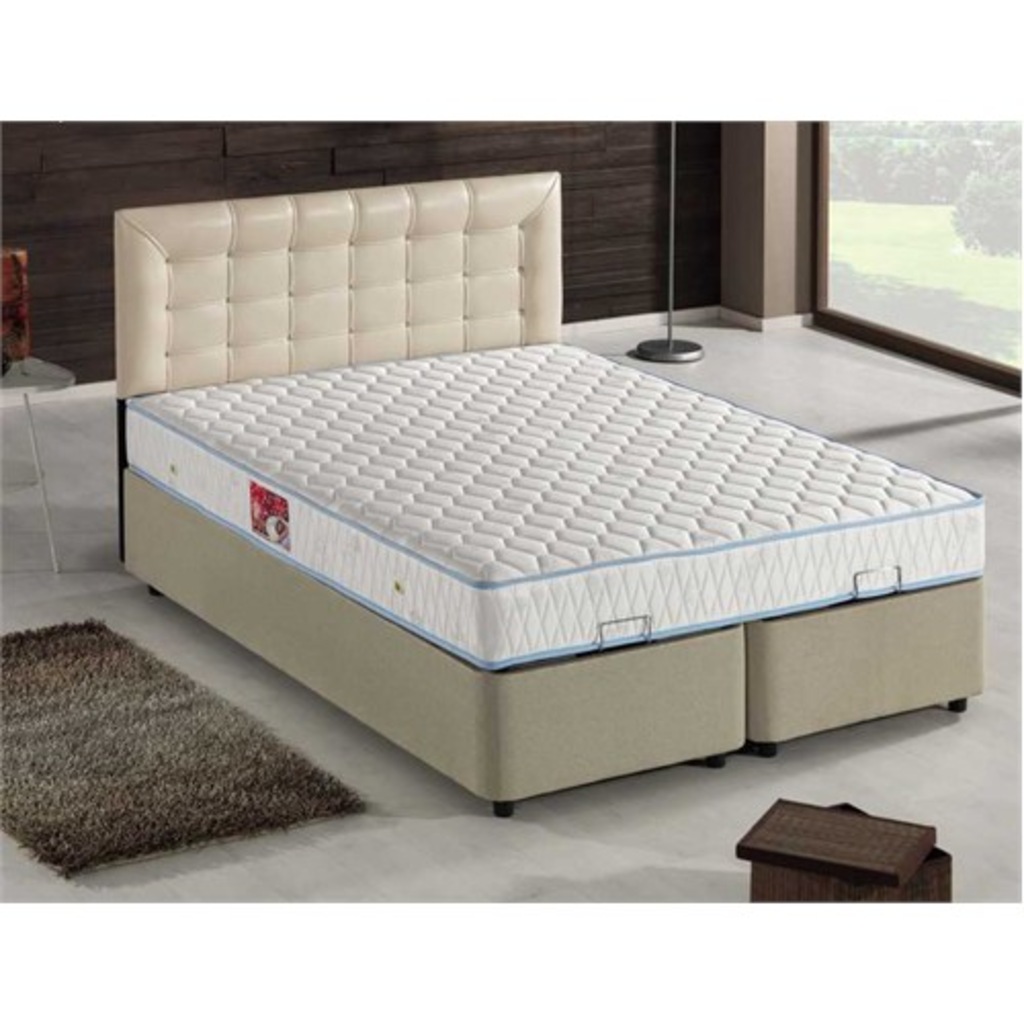 GM602 ÇİFT KİŞİLİK BAZA+BAŞLIK+YATAK TAKIMI KUMAŞ 150*200