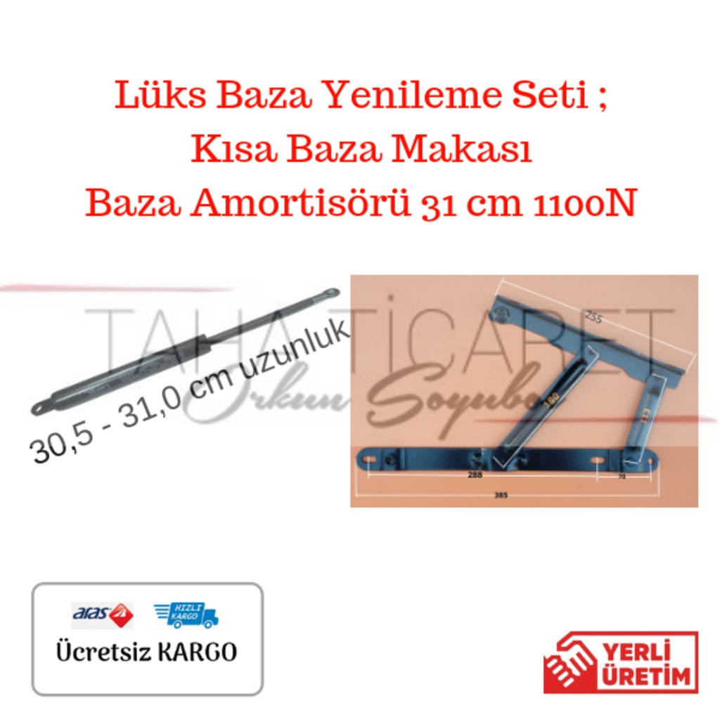 Lüks Baza Yenileme Seti Baza Makası, Baza Amortisörü Lüks Baza Yenileme Seti Baza Makası, Baza Amortisörü