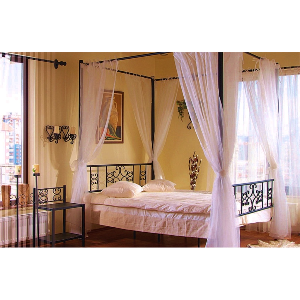 Stella Sultan Çift Kişilik Ferforje Karyola 160x200 Yatak Ölçülü