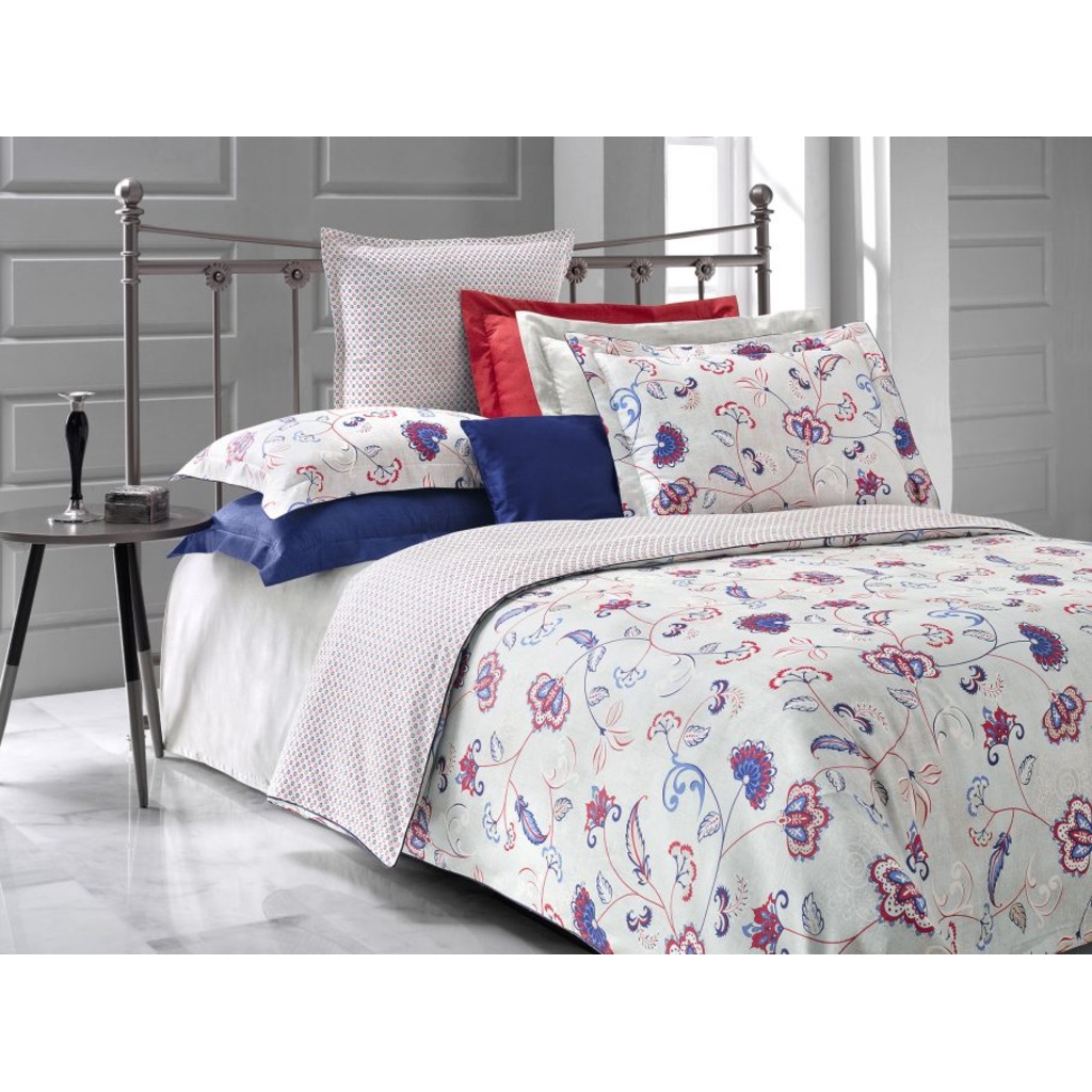 Sarev Terra Pamuk Saten Nevresim Takımı Çift Kişilik