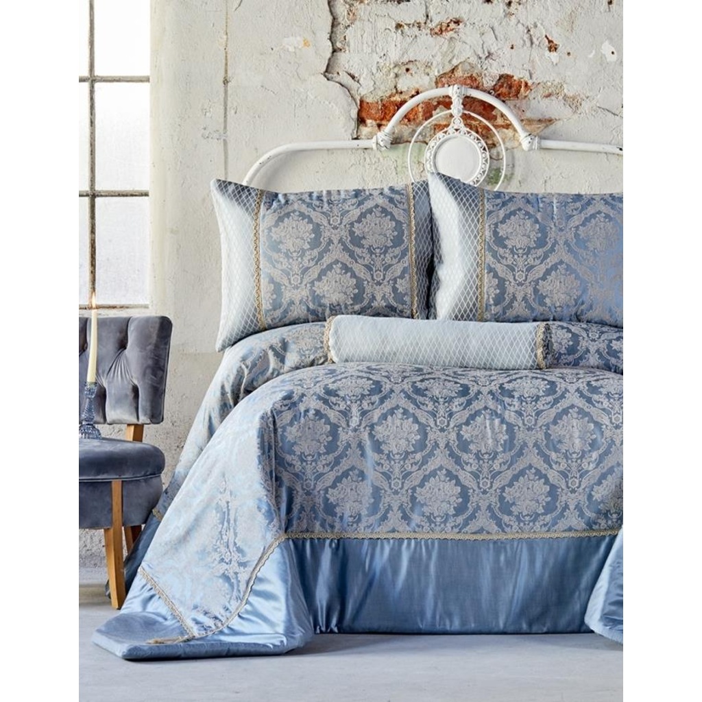 Karaca Home Cift Kisilik Palace Prime Mavi Yatak Ortusu Fiyatlari Ve Ozellikleri