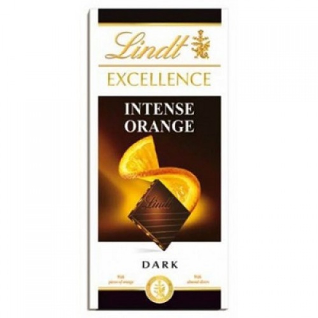 3'lü Lindt Excellence Intense Portakallı Çikolata 100g