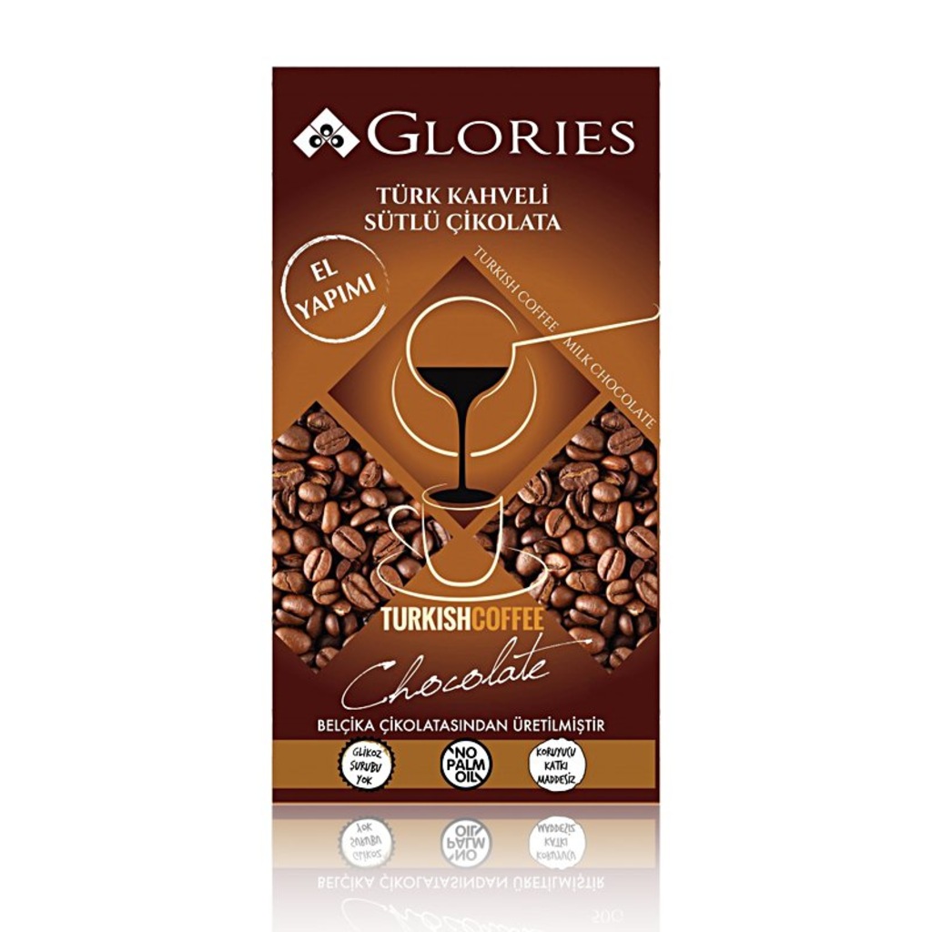 Glories Türk Kahveli Sütlü Çikolata 100 Gr
