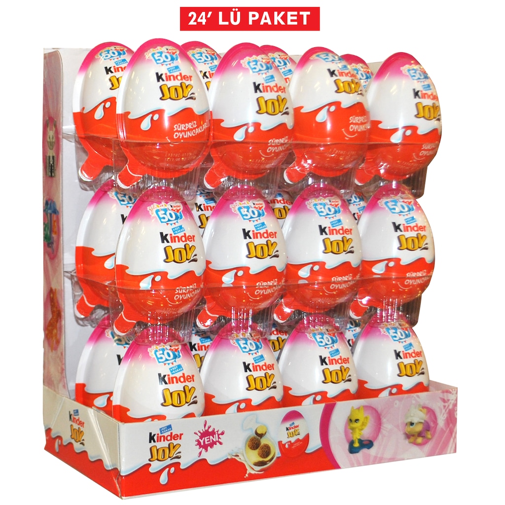 Kinder Sürpriz Yumurta Joy 20 Gr 24 Adet Kız