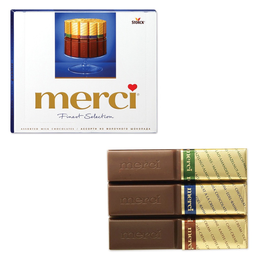 Merci Finest Selection 250gr 4çeşit Cikolata