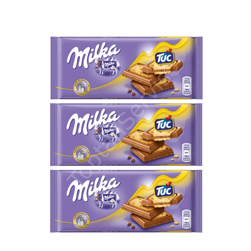 Milka Tuc Çikolata 87gr 3 Adet