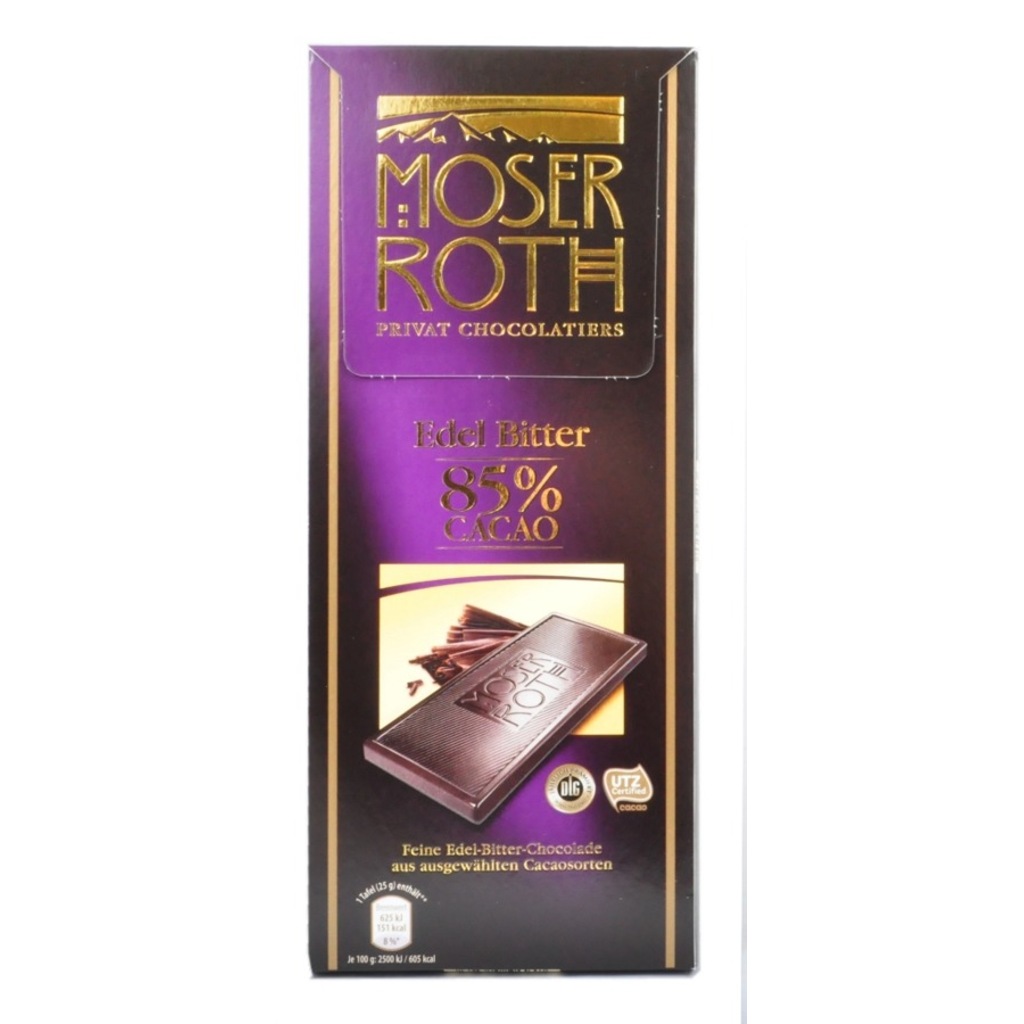 Moser Roth 85 Bitter Çikolata 125 G