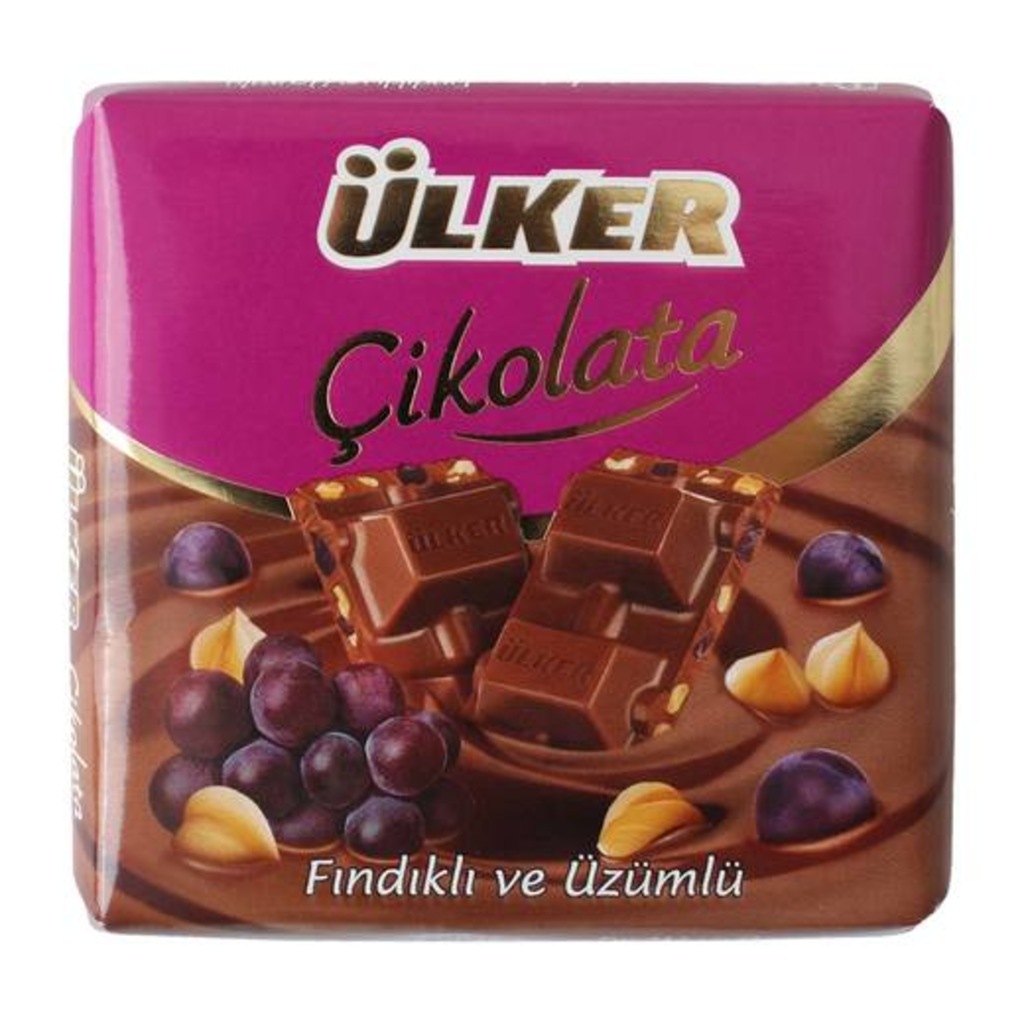 Ülker Çikolata Fındıküzüm Kare 60 Gr