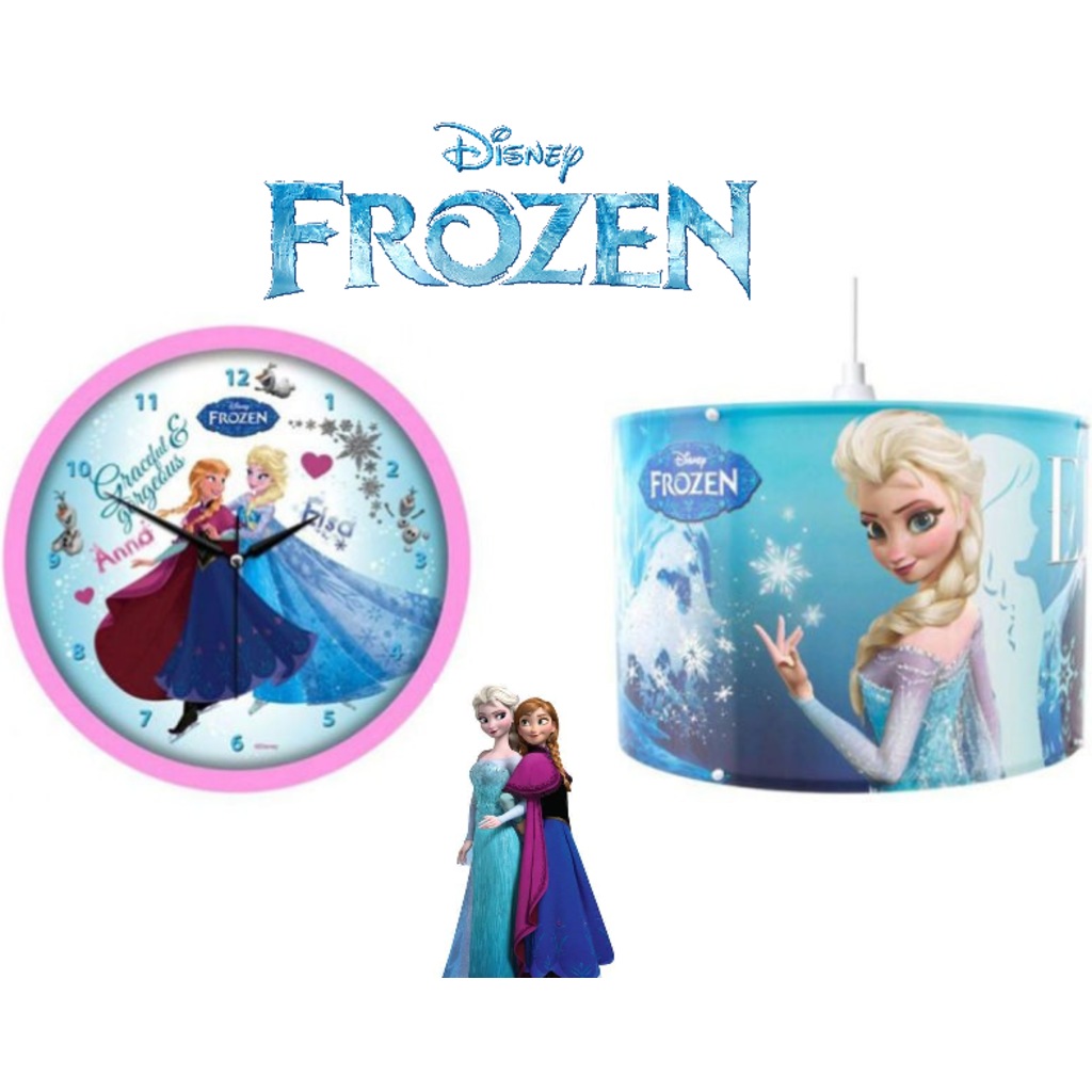 Frozen Tavan Lambası Sarkıt + Frozen Duvar Saati/orjinal Lisanslı