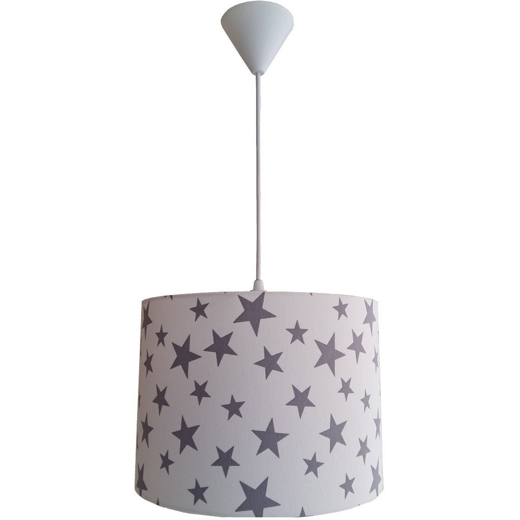 Krem Yıldızlı Çocuk Genç Bebek Odası Avize Tekli Sarkıt