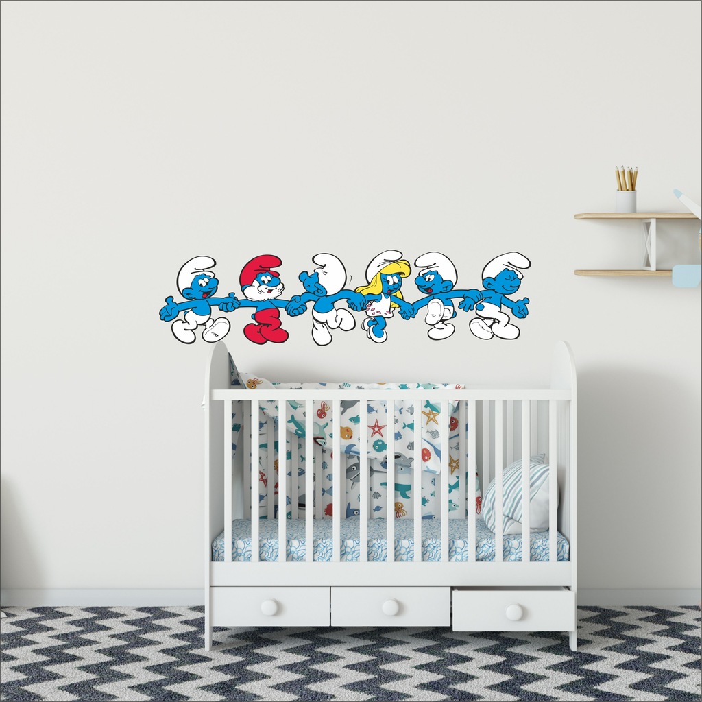 Sevimli Şirinler Bebek ve Çocuk Odası Duvar Sticker Fiyatları ve