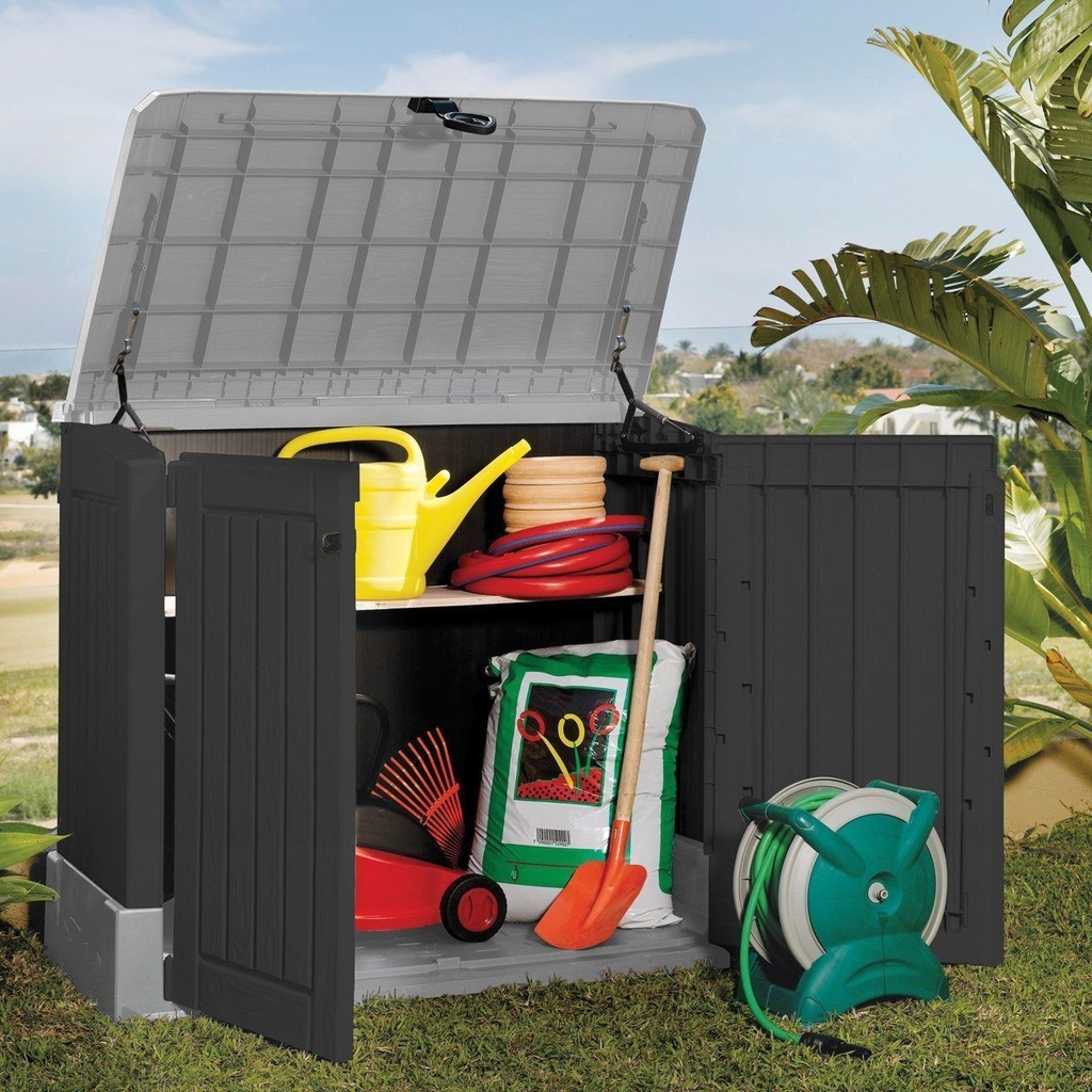 Bahçe Çöp Konteyner ve Depolama Sandığı,Depolama Sandığı Kilitlen