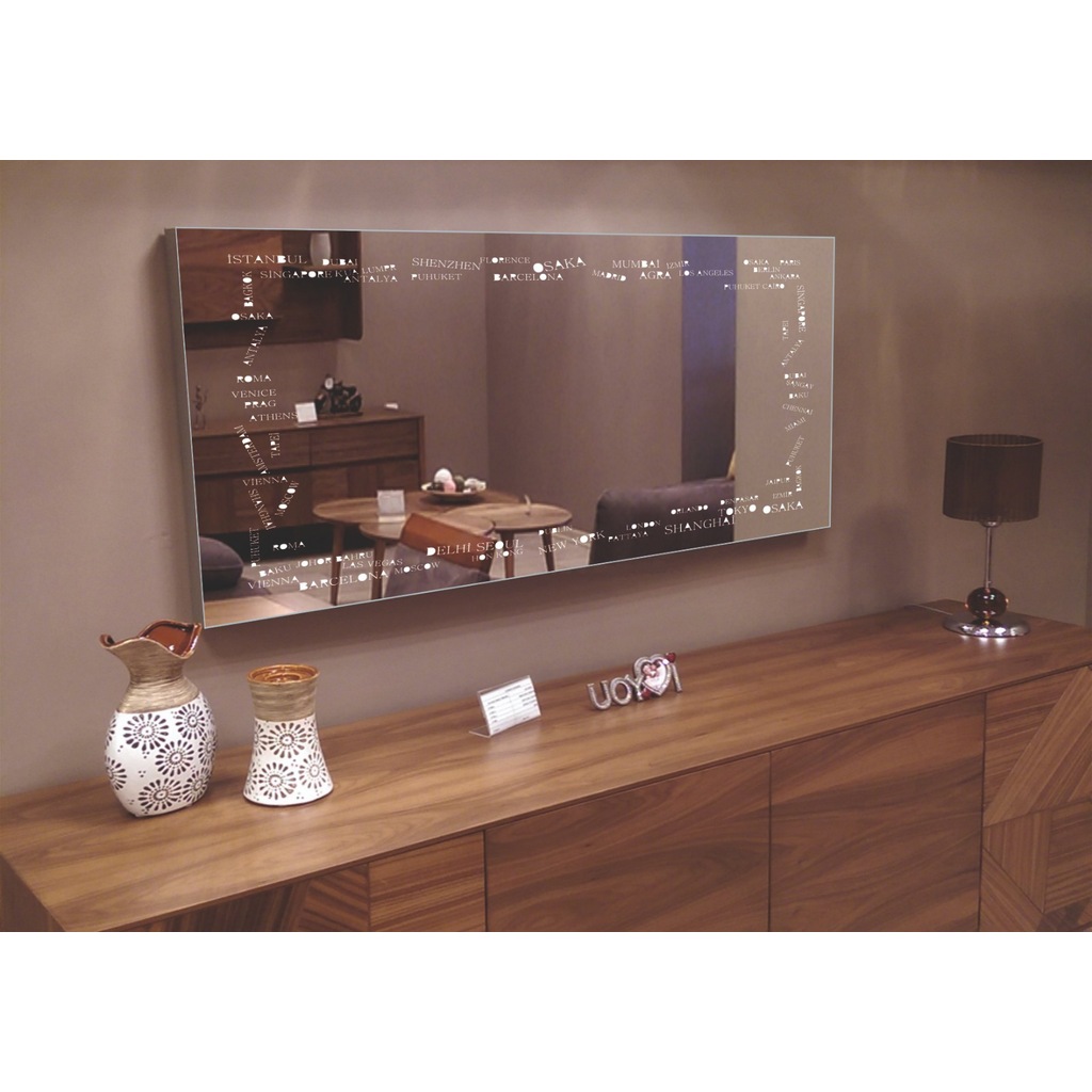 ŞOOK 70*120 CM LEDLİ DEKORATİF DUVAR AYNASI Fiyatları ve Özellikleri