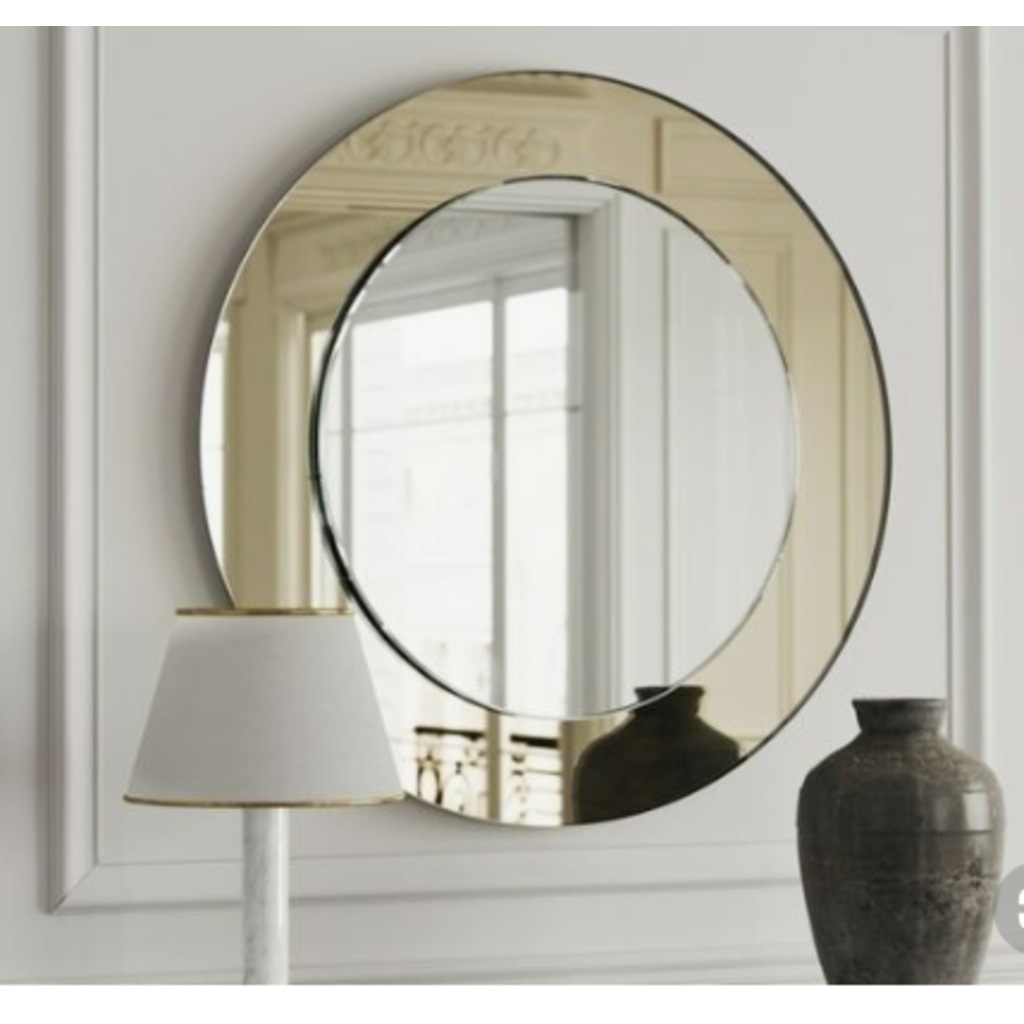70cm Çap Sphere Dekoratif Çok Amaçlı Bronz Ayna Dekor