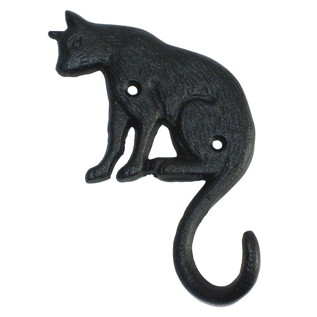 House2Home Antik Döküm Koleksiyon - Kedi Askı