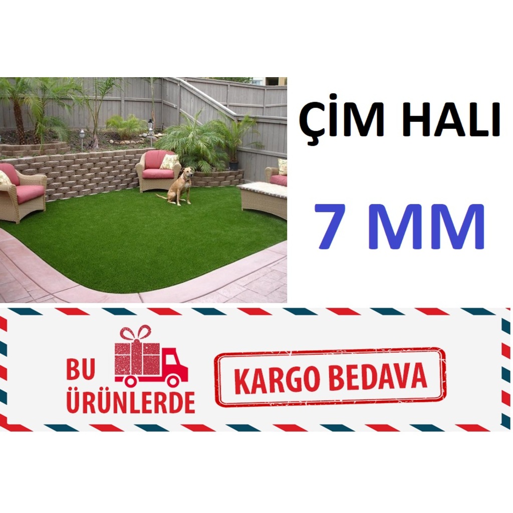 Çim Halı Suni Çim Halı Yapay Çim Halı 7 Mm Seçiniz