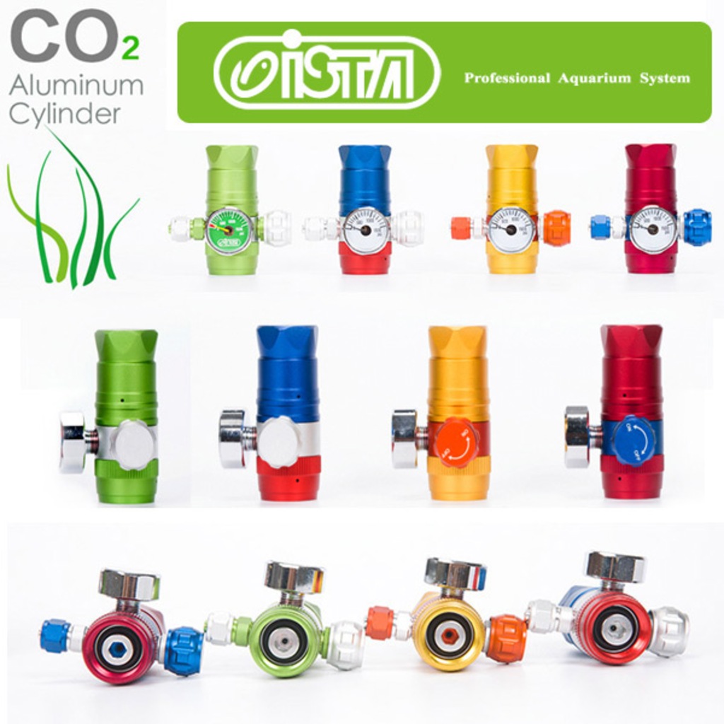 Ista Basınç Ayarlı Co2 Regülatör Dolumlu Tüpler İçin Mavi