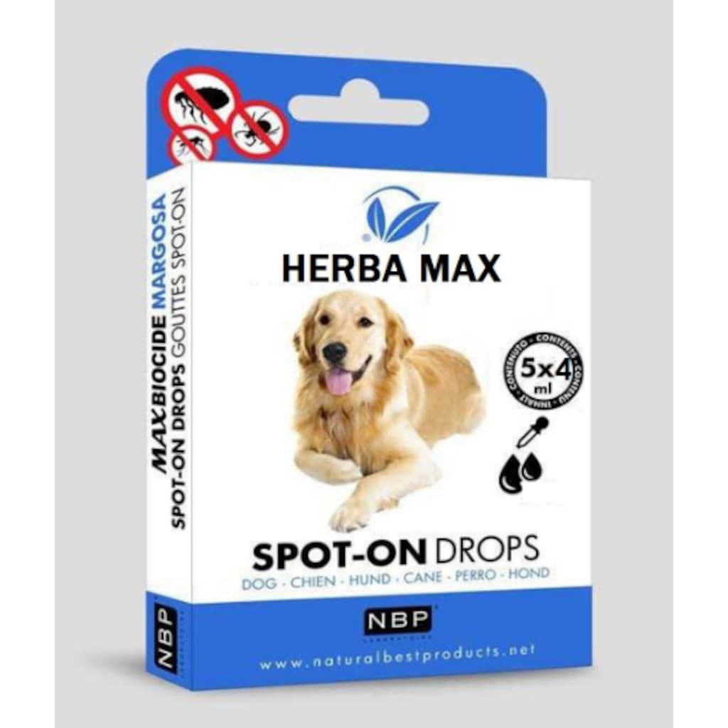 Herba Max Biocide Bitkisel Köpek Ense Damlası Dış Parazit 5 Adet