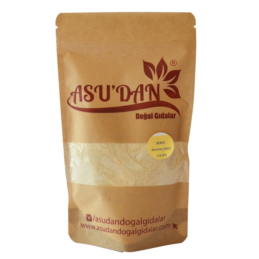 ASUDAN DOĞAL BEBEK MUHALLEBİSİ KARIŞIMI (+6 AY)(220G) EK GIDA