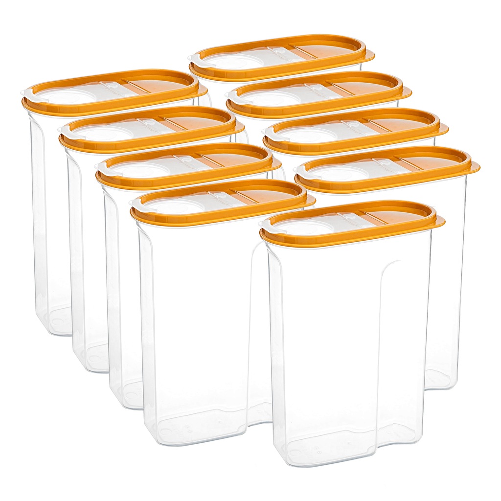Erzak Kabı, 2,5 LT, Hardal 9'lu Set