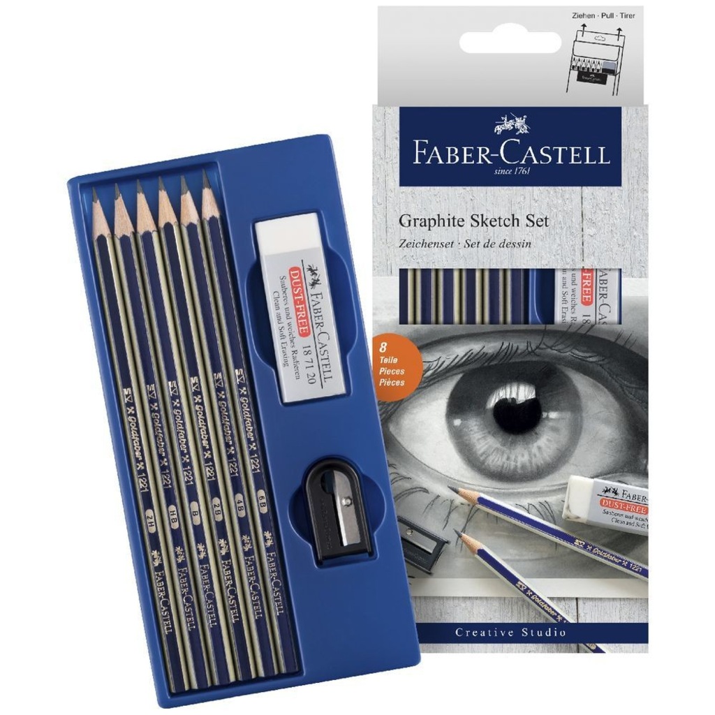 Faber-Castell Goldfaber Dereceli Kalem Çizim Seti Fiyatları Ve Özellikleri