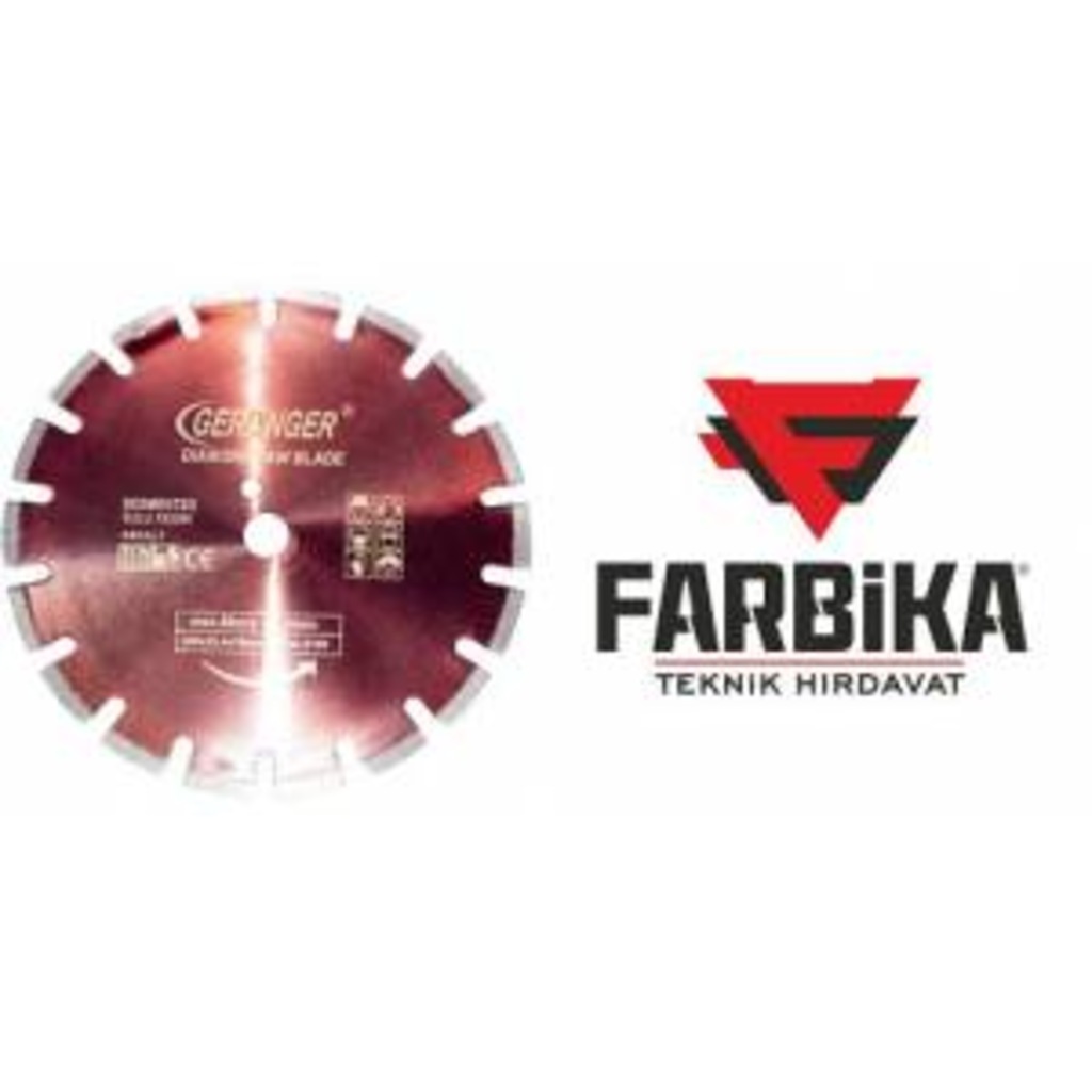 GERLINGER ASFALT İÇİN ELMAS DAİRE TESTERE 350 MM GÖBEK DELİK ÇAP