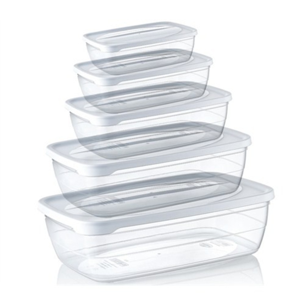 Hobby Life Plastik 5 Li Trend Saklama Kabı(0,3+0,6+1,2+2+3Lt)