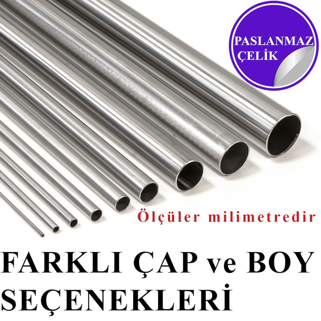 PASLANMAZ ÇELİK PARÇA BORU (Farklı Çap Ve Boy Seçenekleri) Fiyatları Ve ...