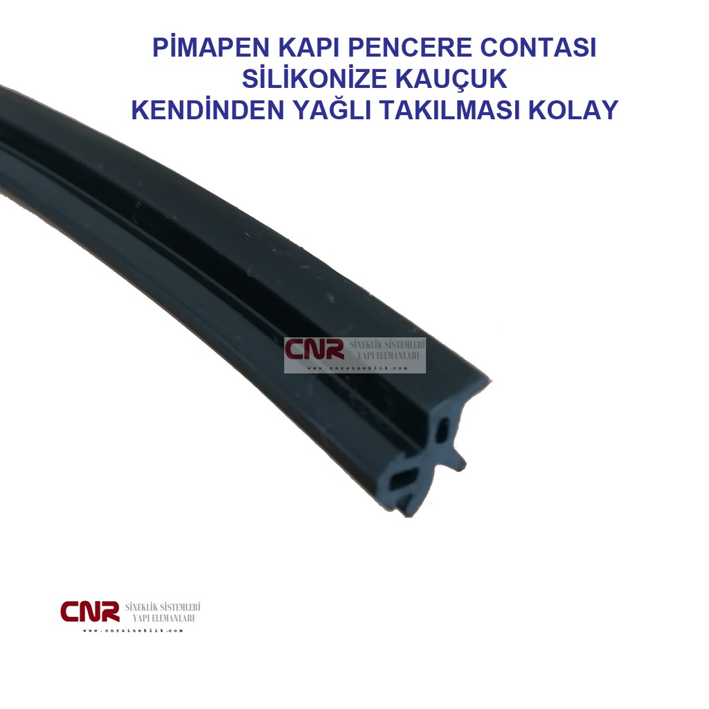 Pimapen Kapı Pencere Fitili 24 Metre Siyah 1. Kalite + Hediyeli