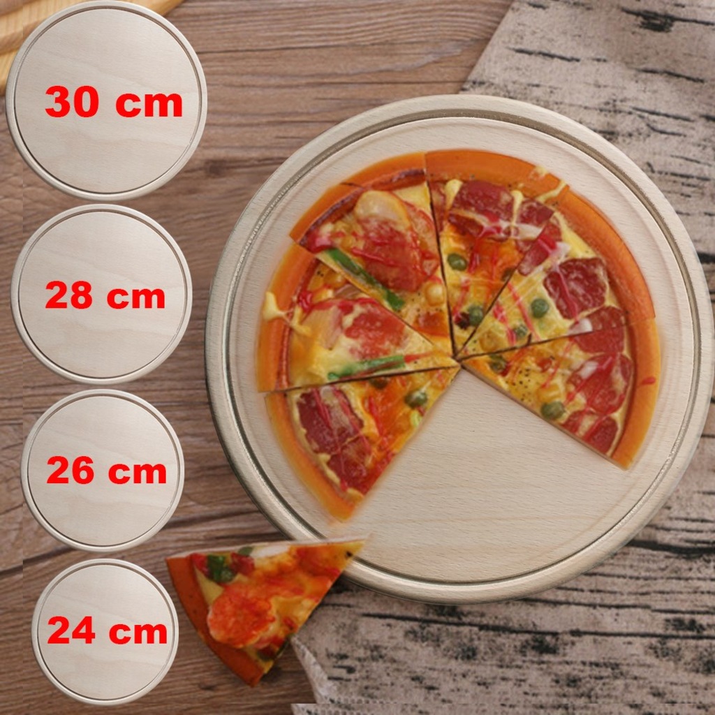 Pizza Sunum Tahtası Farklı Ebatlar (30282624 cm) Fiyatları ve