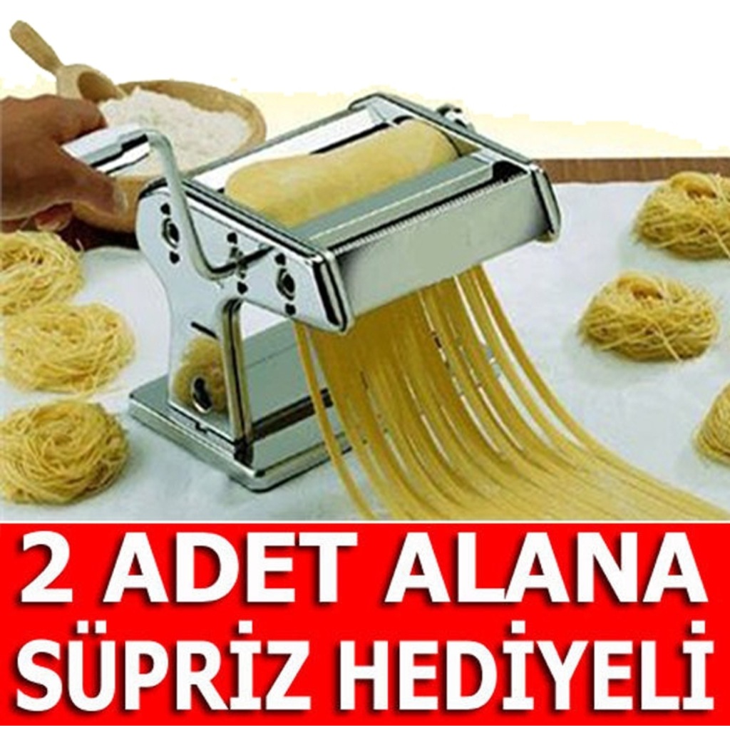 Erişte ve Makarna Yapma Makinesi 150mm Ev Tipi Hamur Erişte Kesme