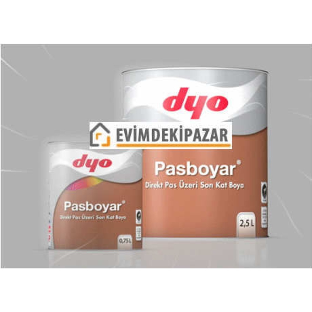 Dyo Pasboyar Pas Önleyici Metal Boyası 0,75 Lt