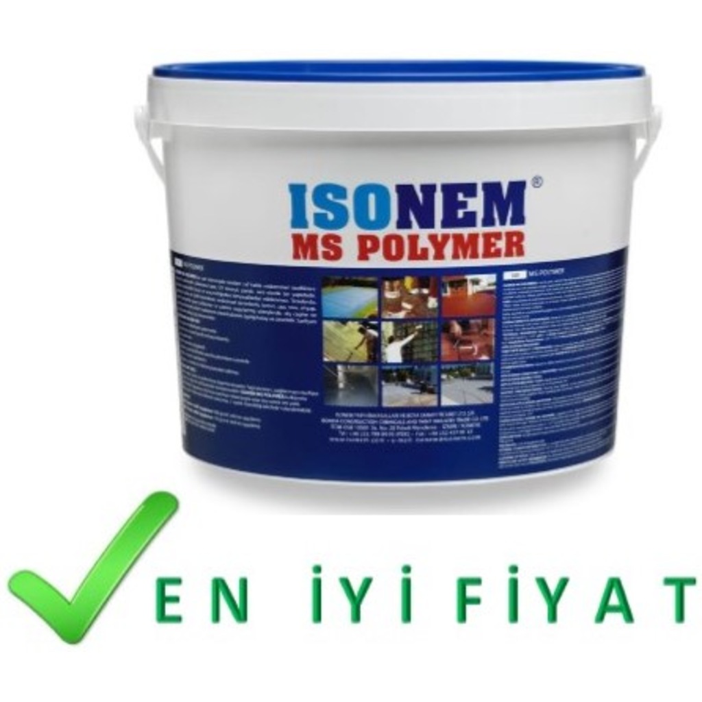 ISONEM MS POLYMER SU YALITIM MALZEMESİ 5 KG BEYAZ Fiyatları ve Özellikleri ISONEM MS POLYMER SU YALITIM MALZEMESİ 5 KG BEYAZ Fiyatları ve Özellikleri