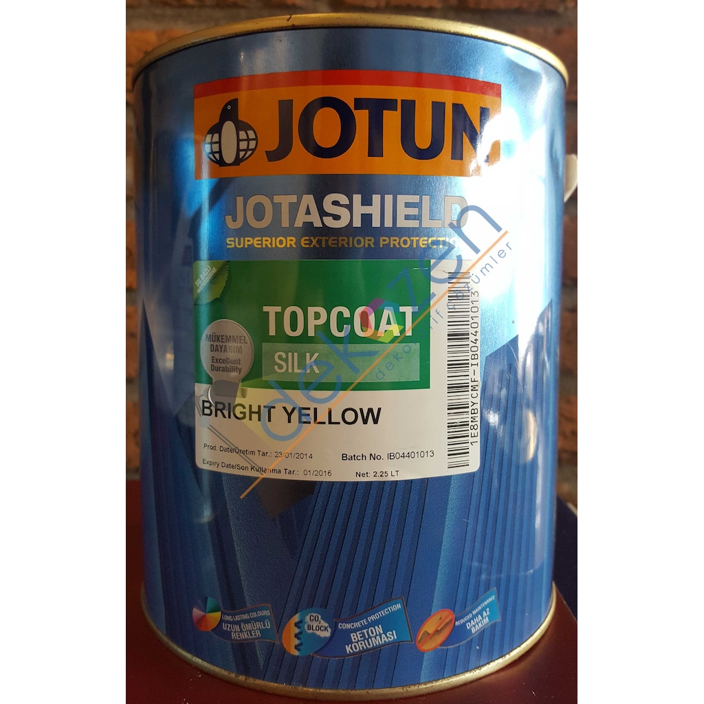 Jotun Jotashield Topcoat Silk Dış Cephe Boyası 2,5 Lt. Fiyatları Ve ...