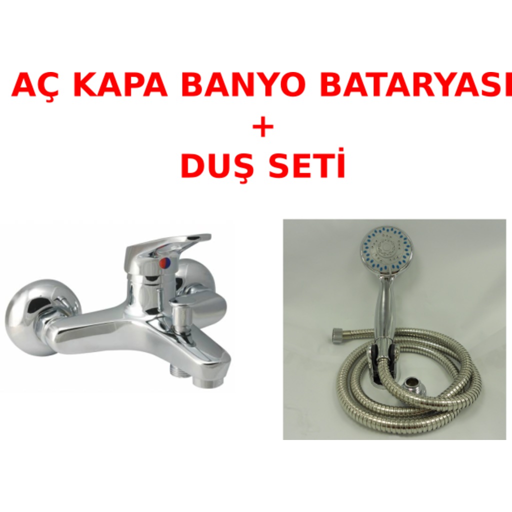 Aç - Kapa Ceylanlar Banyo Duş Bataryası + 3 Fonksiyonlu ...