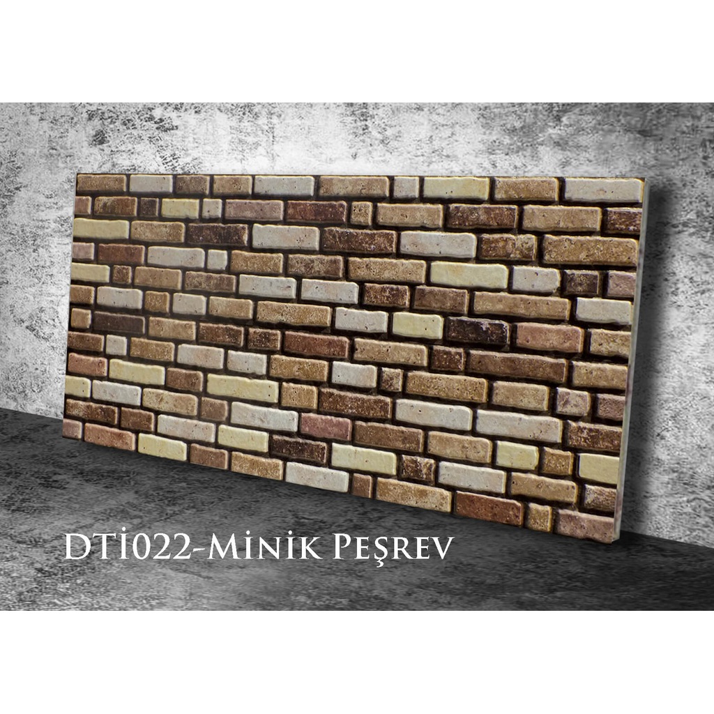 Minik Tuğla Desenli 3d Köpük Duvar Kaplama