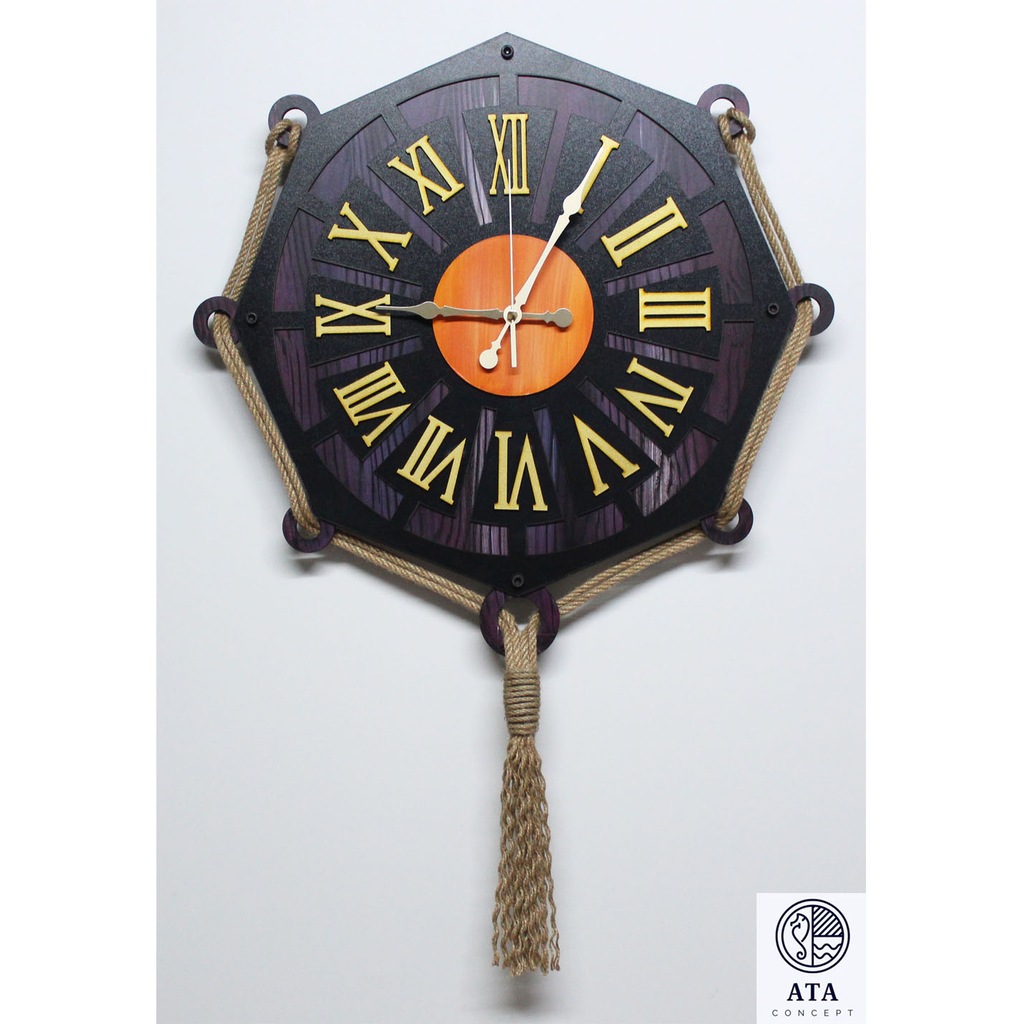 Dekoratif Ahsap Ev Ve Ofis Rustik Roma Rakamli Duvar Saati Fiyatlari Ve Ozellikleri