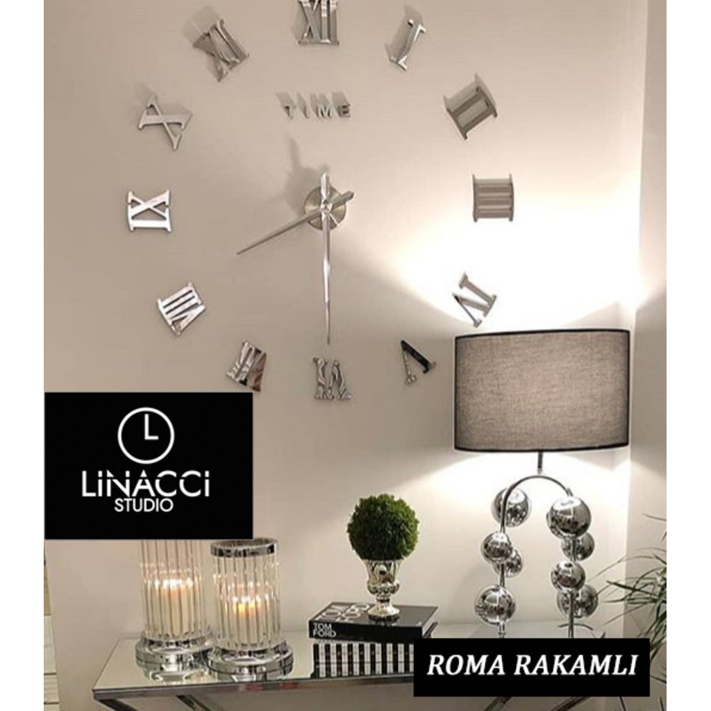 LİNACCİ 3D Duvar Saati Metal Gövdeli Fiyatları ve Özellikleri