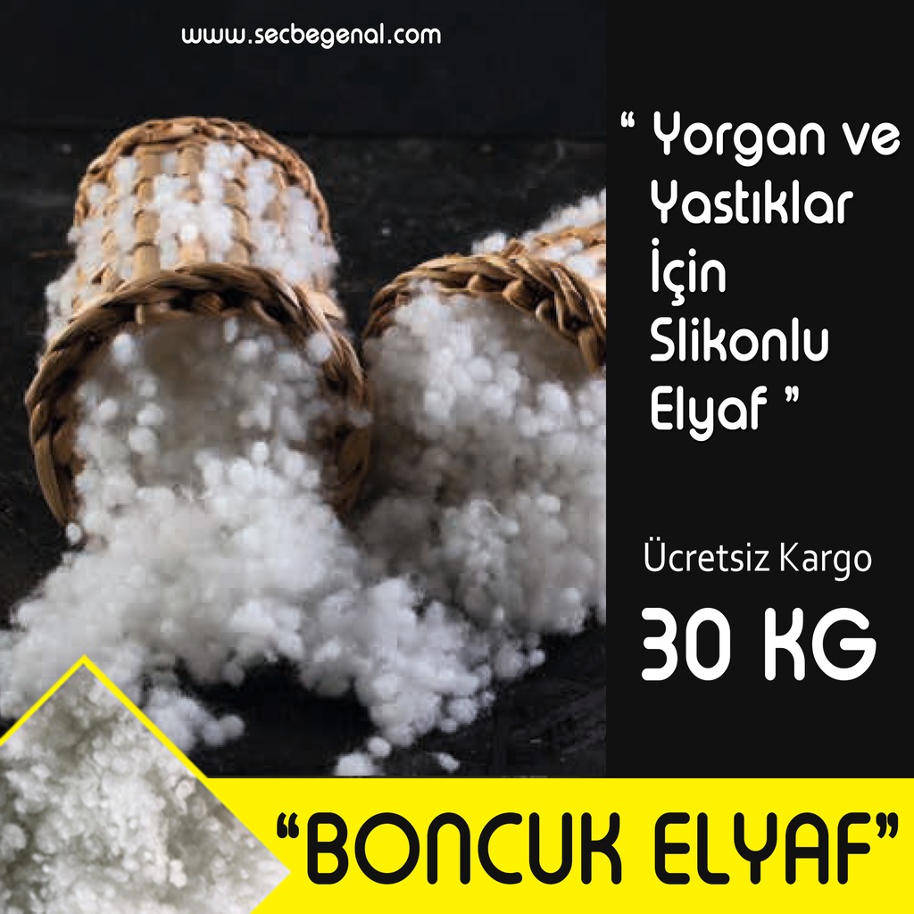 Secbegenal Boncuk Elyaf Yastık ve Yorgan Dolum Malzemesi