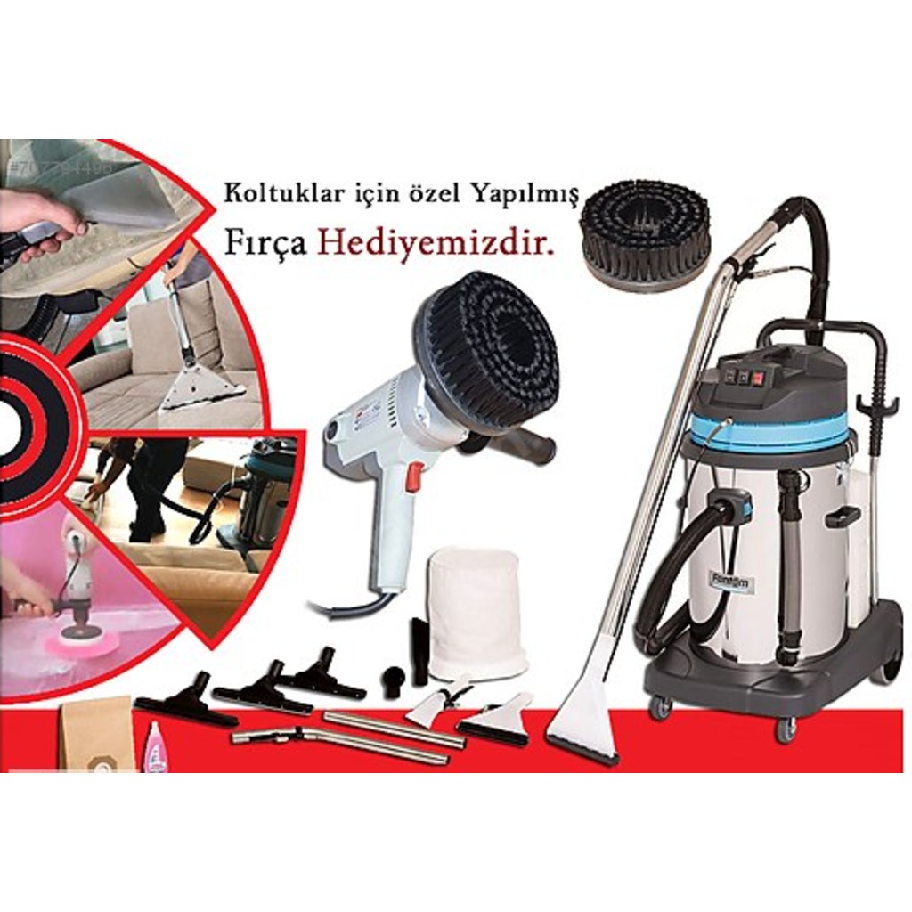 Fantom Halı Yıkama ve Koltuk Yıkama Makinesi Komple Set