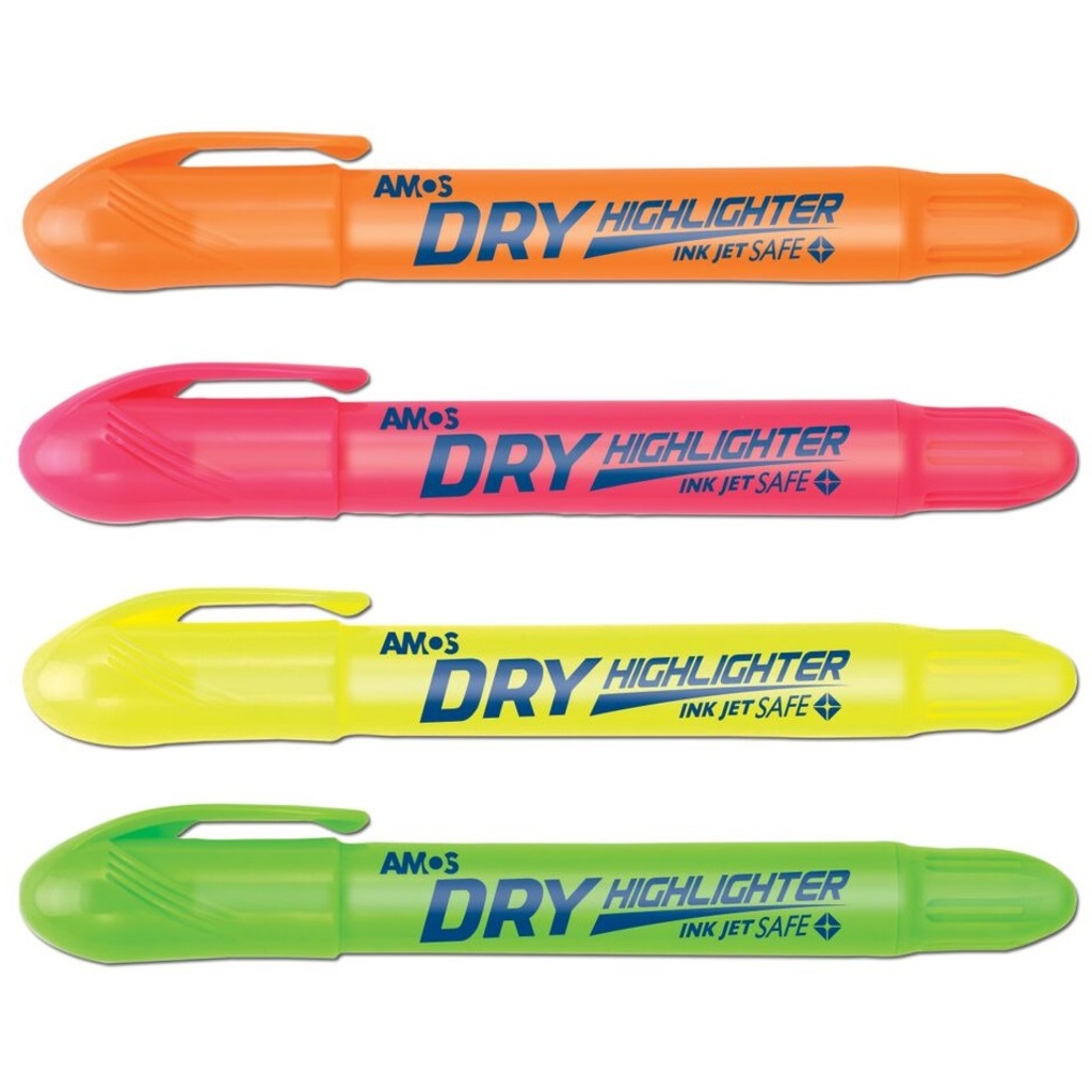 Amos Dry Highlighter Pastel Jel Fosforlu Kalem