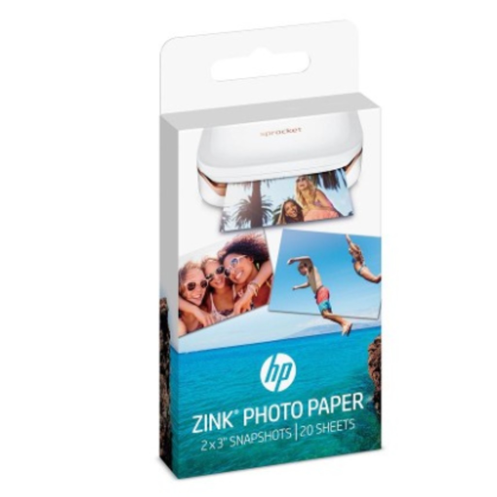 HP W4Z13A SPROCKET FOTOGRAF KAGIDI 2 X 3-İNCH (5 X 7.6-cm) 20 Ade