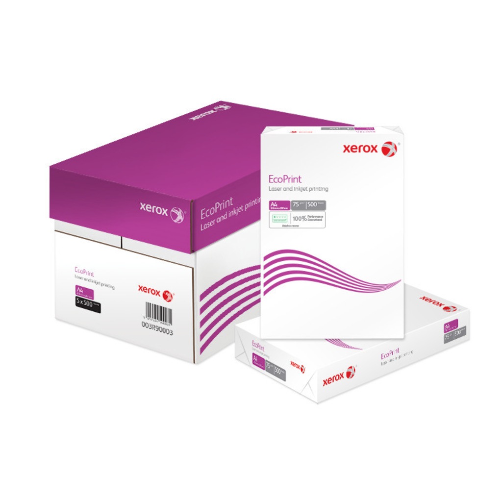 Xerox A4 EcoPrint Fotokopi Kağıdı 75Gr 1 Koli 2500 Sayfa