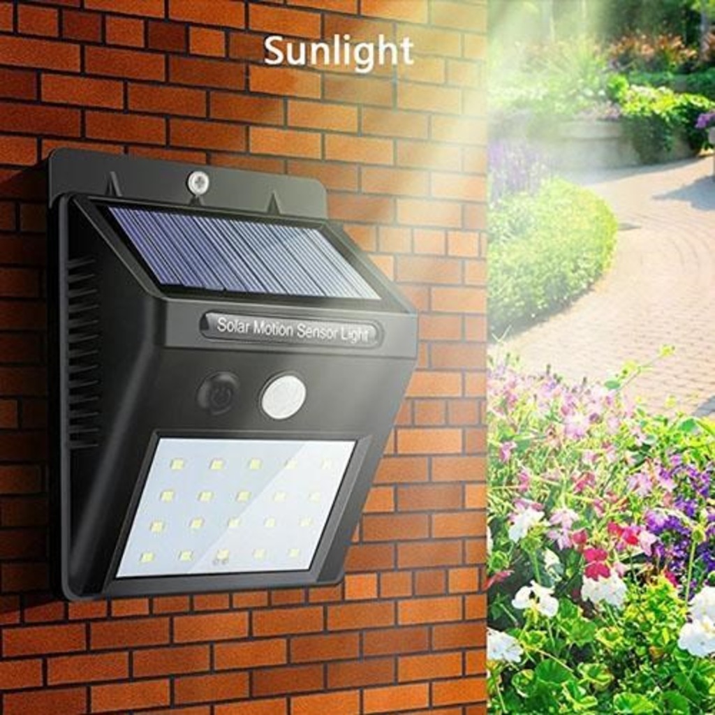 solar duvar lambası