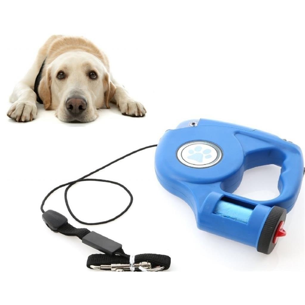 Işıklı Ve Kaka Poşetli Köpek Tasması 4.5m